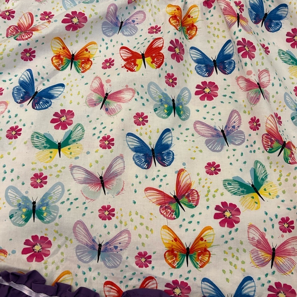 Custom Ruffle Bottom Mini Skirt! cotton - Picture 3 of 3